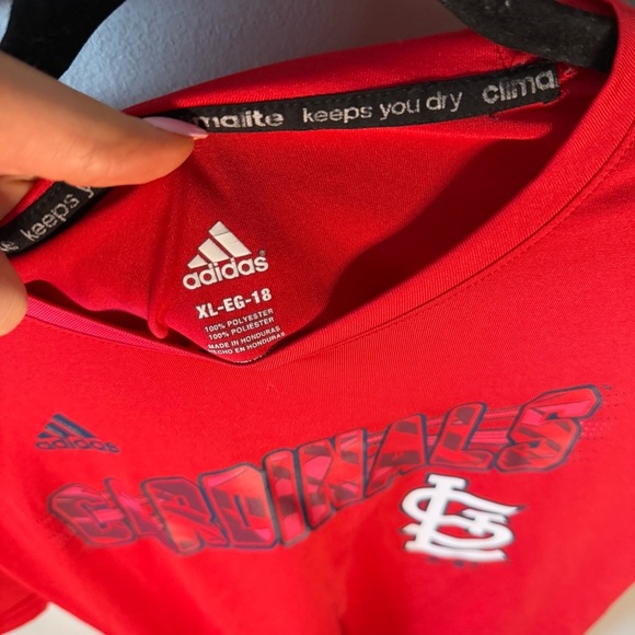 Adidas St. Louis Cardinals Baseball Red Tee - Picture 3 of 6